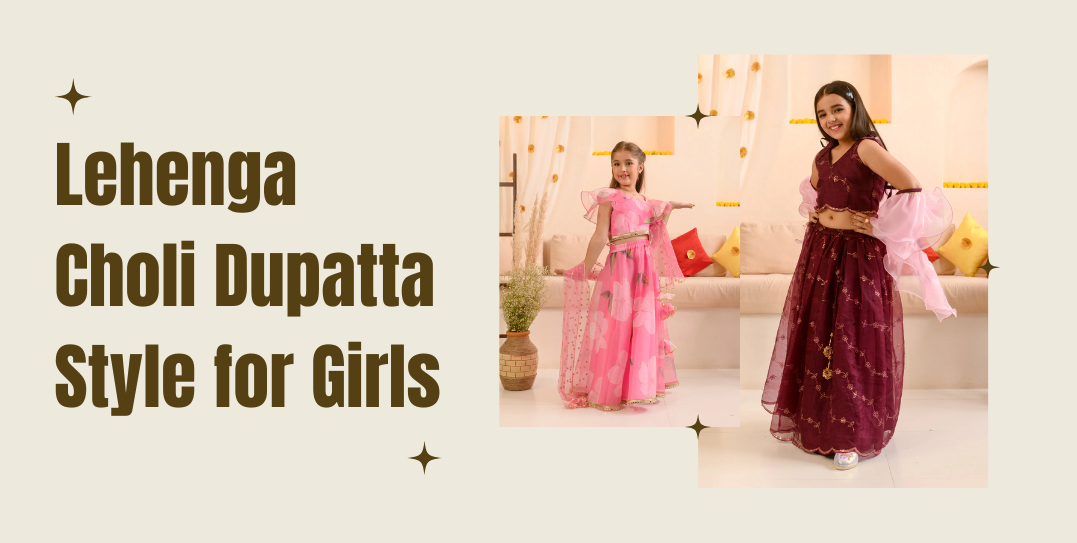 Lehenga Choli Dupatta Style for Girls: Cute & Festive Styling Ideas