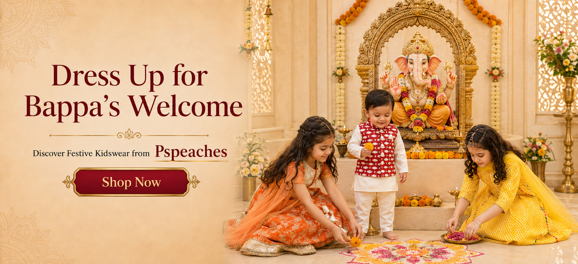Ganesh Chaturthi Dress for Kids: Comfortable Looks for Puja, Pandal Visits and School