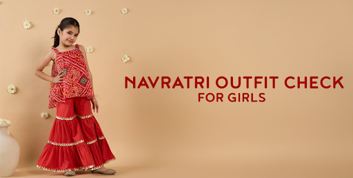 Sharara Set For Girls Navratri - Banner