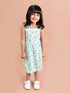 Pspeaches Green White Unicorn Printed Dress (HS-GREEN UNICORN)