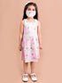 Pspeaches Pink Green Floral Dress (HS-PINK FLORAL)