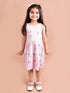 Pspeaches Pink Green Floral Dress (HS-PINK FLORAL)