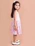 Pspeaches Pink Green Floral Dress (HS-PINK FLORAL)