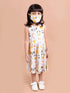 Pspeaches Grey Yellow Printed Dress (HS-UNICORN JUNGLE)