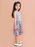 Pspeaches Multicoloured Floral Dress (HS-MULTI BLUE)