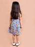 Pspeaches Multicoloured Floral Dress (HS-MULTI BLUE)