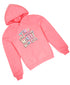Pspeaches Girls Printed Hooded Sweatshirt (SW-PINK)