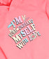 Pspeaches Girls Printed Hooded Sweatshirt (SW-PINK)