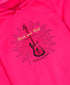 Pspeaches Girls Printed Hooded Sweatshirt (SW-MAGENTA)