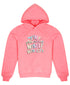 Pspeaches Girls Printed Hooded Sweatshirt (SW-PINK)