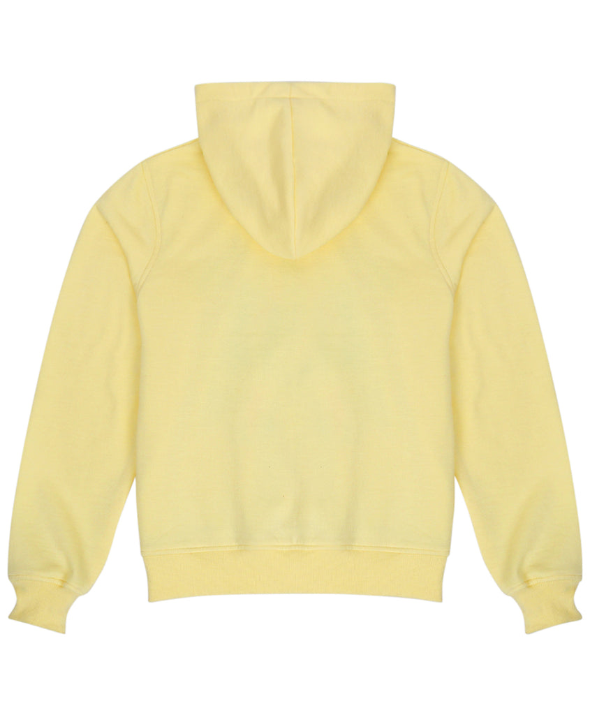 Pspeaches Girls Printed Hooded Sweatshirt (SW-LEMON)