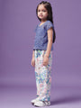 Girls Top With Trousers (s-bluegpo)
