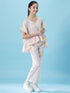 Girls Striped Top with Trousers (s-multilurex)