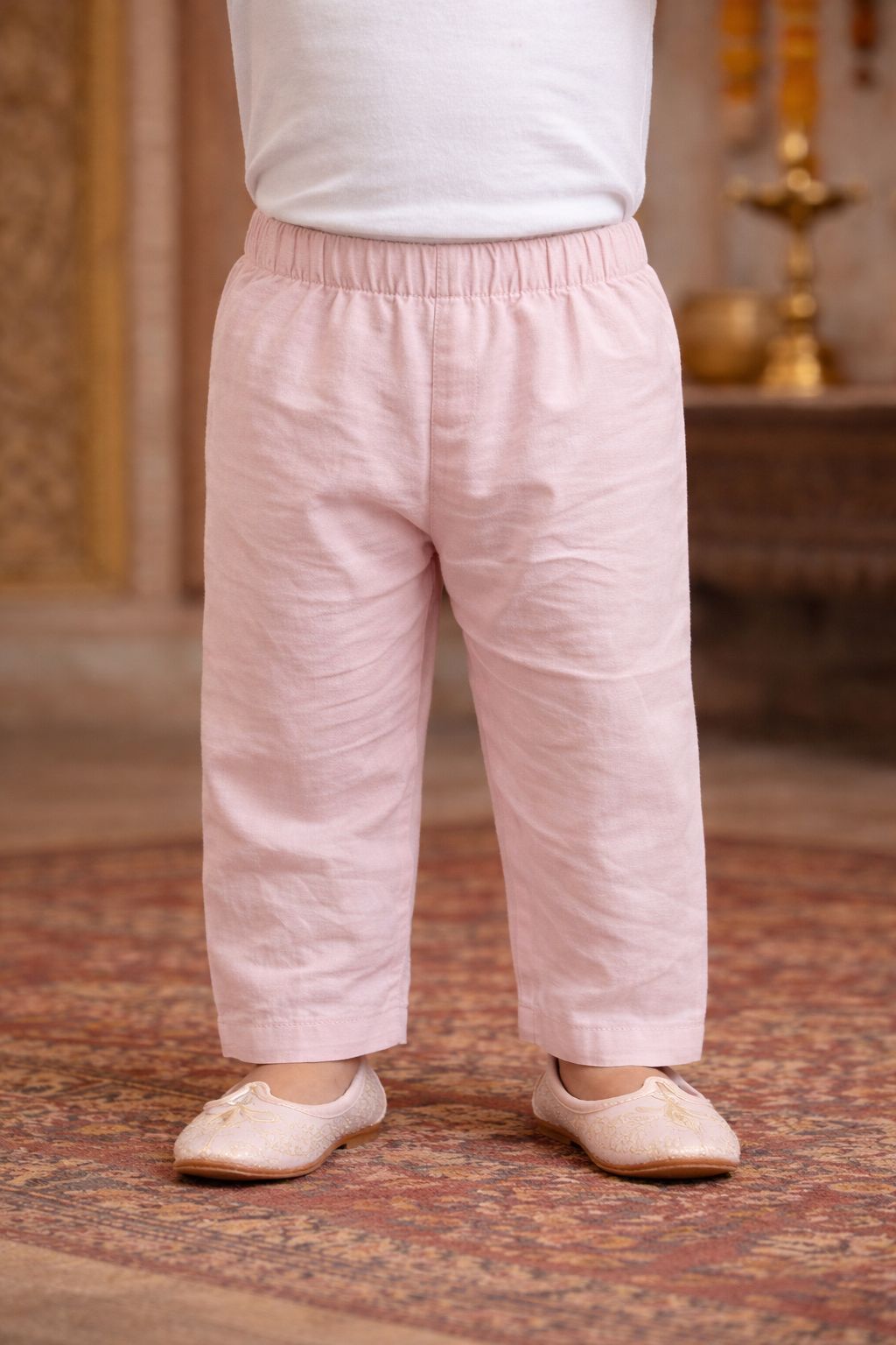 Pspeaches Baby Boys Multi Ethnic Stripe Cotton Straight Fit Kurta With Pyjama Set ( Sku-Inb-Lurexstripes )