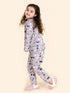 Girls Pack of 2 Pure Cotton Printed Night suits (NW-GreyStoryCombo)