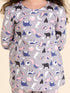 Girls Pack of 2 Pure Cotton Printed Night suits (NW-GreyStoryCombo)