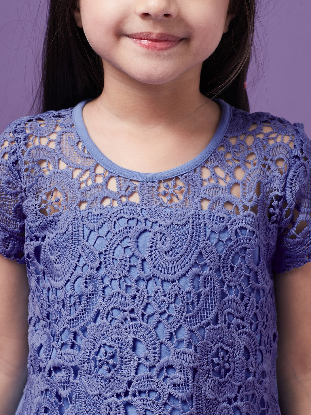 Girls Top With Trousers (s-bluegpo)