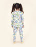 Pspeaches Girls Multicoloured Blue Pack Of 2 Printed Night Suit (NW-BIRD MULTI COMBO)