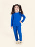 Pspeaches Girls Multicoloured Blue Pack Of 2 Printed Night Suit (NW-BIRD MULTI COMBO)