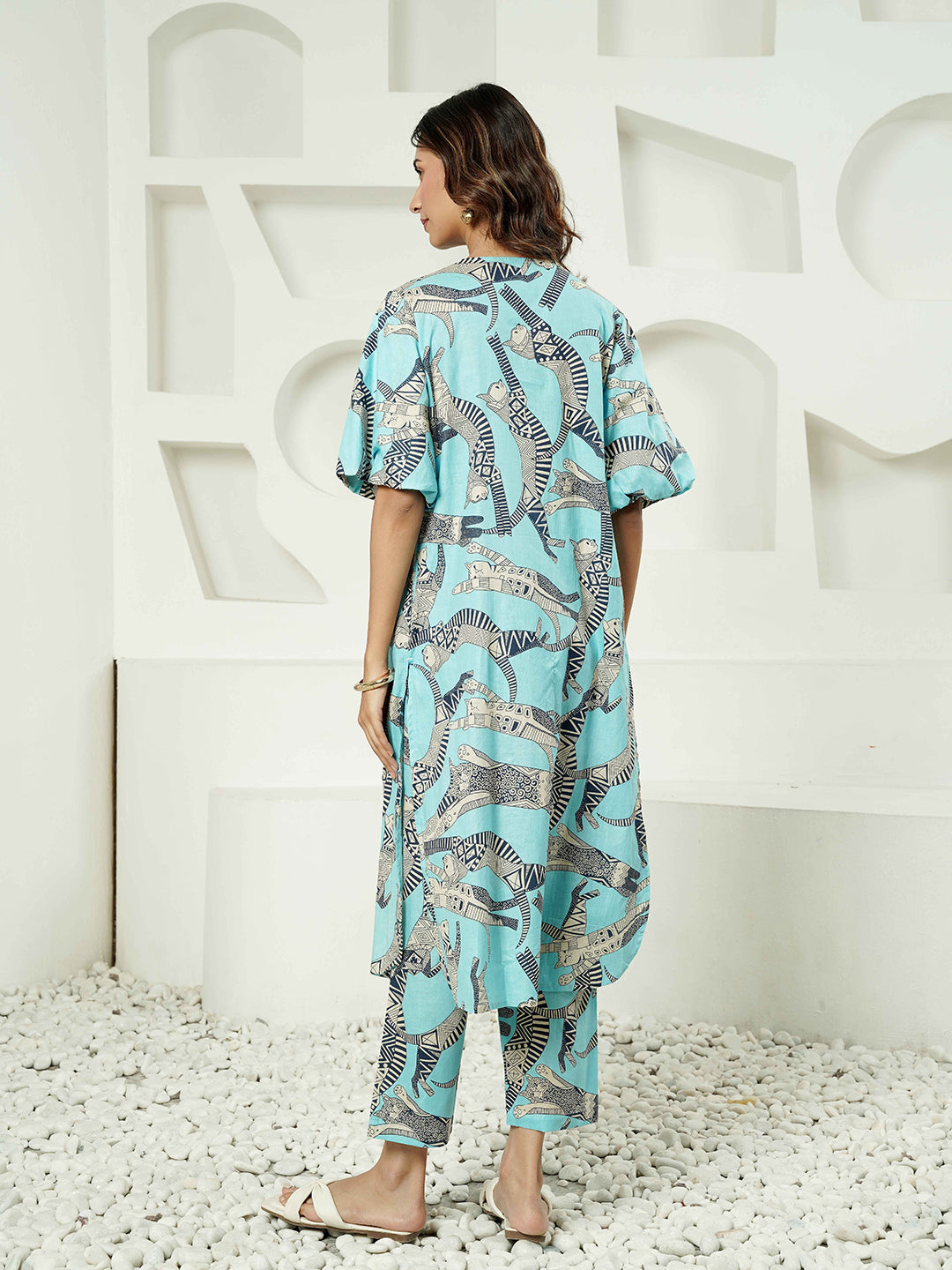 Junlge Print Cotton Co-ordset