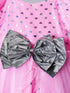 Sparkling Pink Net Dress (D25000101)