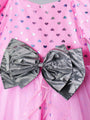 Sparkling Pink Net Dress (D25000101)