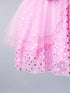 Sparkling Pink Net Dress (D25000101)