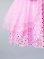 Sparkling Pink Net Dress (D25000101)