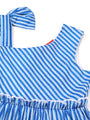 Blue Striped Cotton Dress (D25000605)
