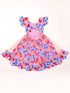 Enchanted Butterfly Pink Rayon Dress (D25001713)