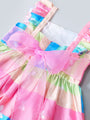 Rayon Dress With Ruffle Sleeves & Waist Tie (D25002618)