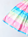 Rayon Dress With Ruffle Sleeves & Waist Tie (D25002618)