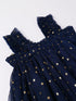 Navy Color Net Dress (D25002920)