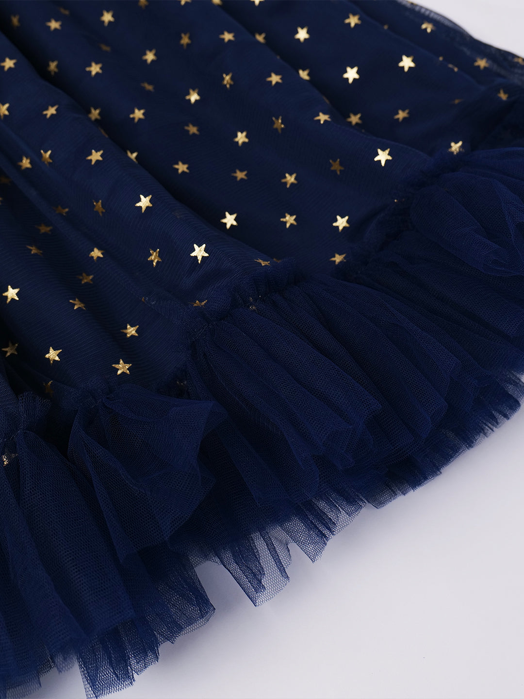 Navy Color Net Dress (D25002920)