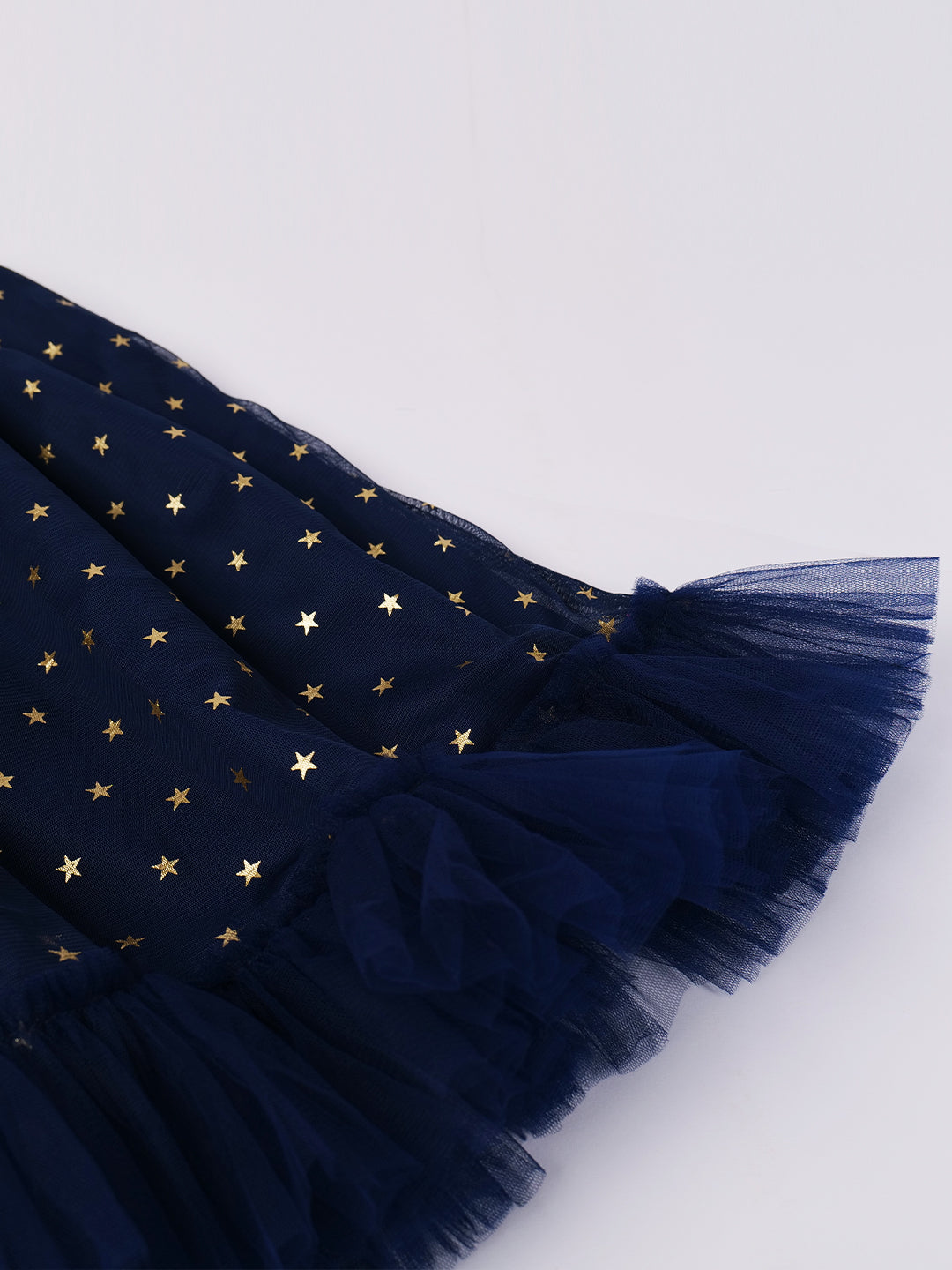 Navy Color Net Dress (D25002920)