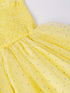 Yellow Color Net Dress (D25003021)