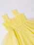 Yellow Color Net Dress (D25003021)