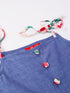 Multi-Color Chambray & Rayon Dress (D25003627)