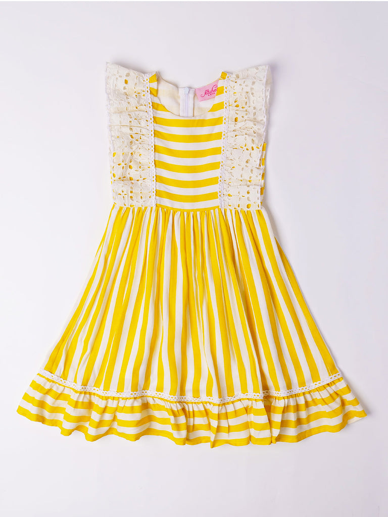 Yellow Rayon Dress (D25003728)