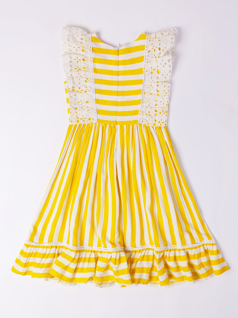Yellow Rayon Dress (D25003728)