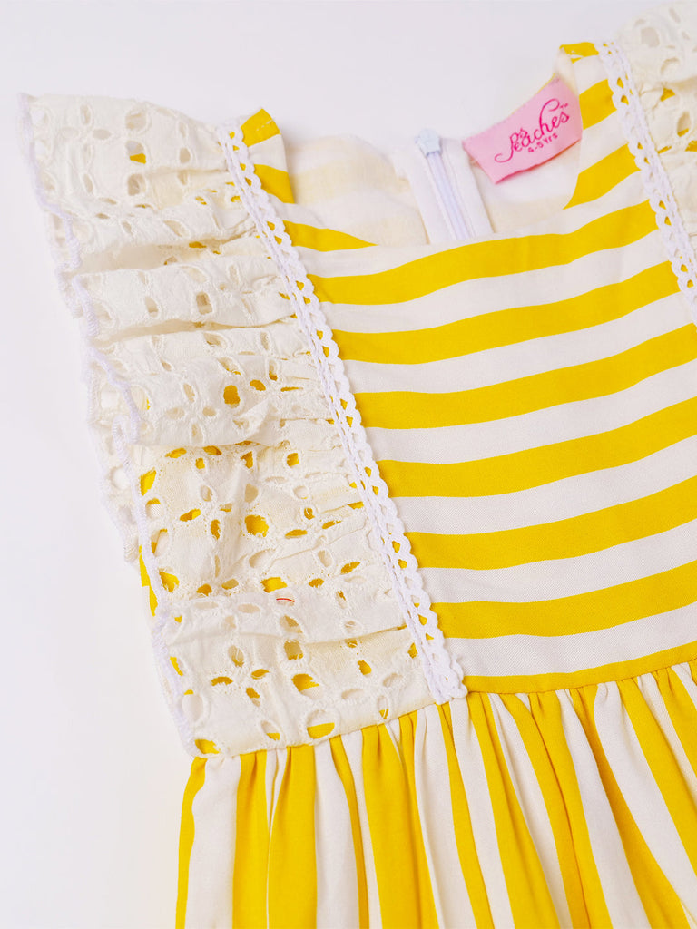 Yellow Rayon Dress (D25003728)