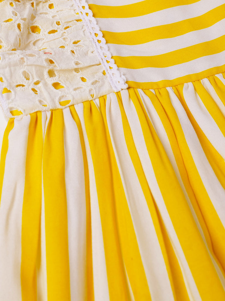 Yellow Rayon Dress (D25003728)