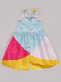Pspeaches Sky Blue Cotton Dress (D25008142)