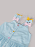 Pspeaches Sky Blue Cotton Dress (D25008142)