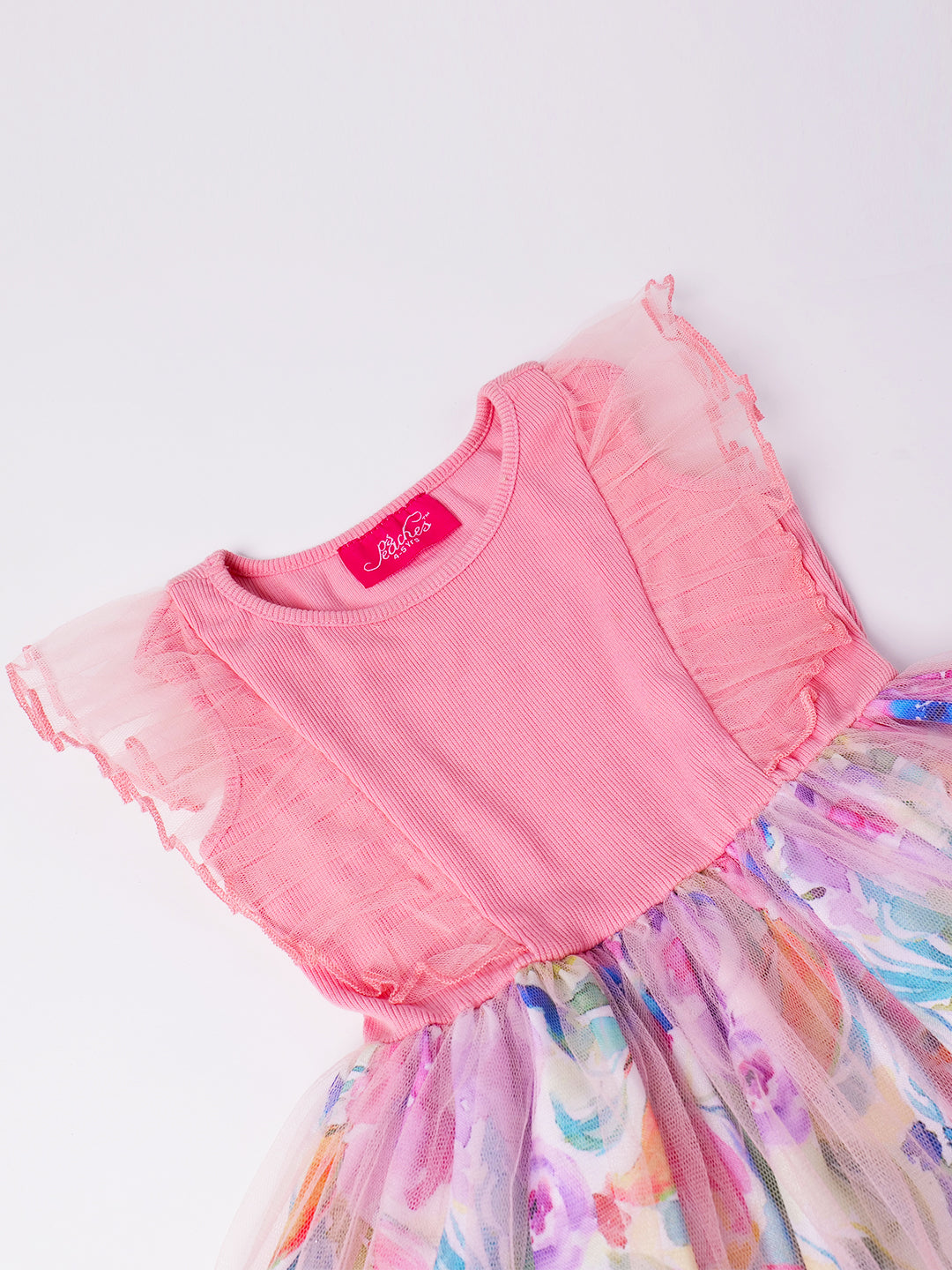 Pink Knit & Cotton Dress (D25008545)