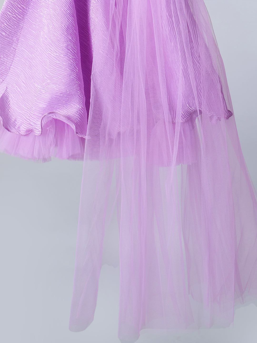 Lavender Crinckled party dress (D25011549)