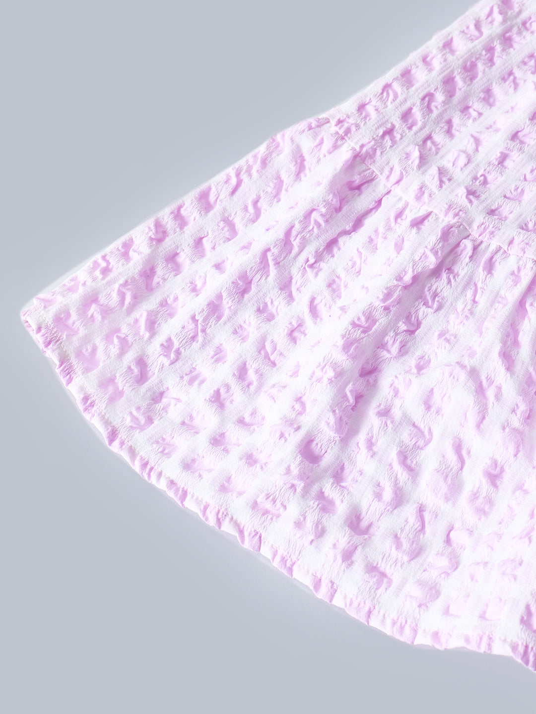 Pink Cotton Check Dress (D25013651)