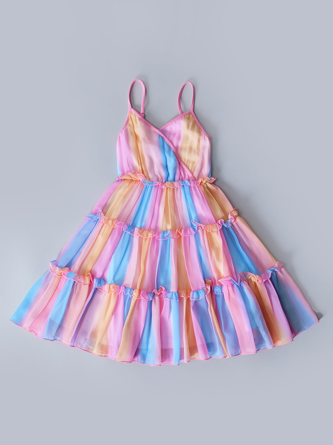 Multicolor Georgette Dress (D25014357)