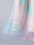 Blue & Pink Organza Dress (D25018272)
