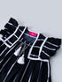 White stripe Polycrepe Dress (D25019982)